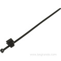 T30REC5B Nylon Cable Tie With Steel Edge Clip